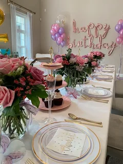 Birthday Table Styling